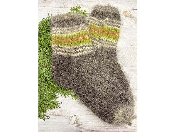 Гуцульські Шкарпетки з овечої шерсті 43-46 розмір