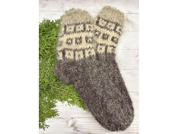 Гуцульські Шкарпетки з овечої шерсті 43-46 розмір