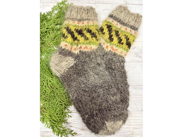 Гуцульські Шкарпетки з овечої шерсті 43-46 розмір