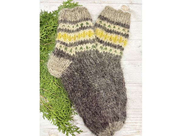 Гуцульські Шкарпетки з овечої шерсті 43-46 розмір