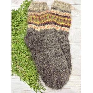 Гуцульські Шкарпетки з овечої шерсті 43-46 розмір