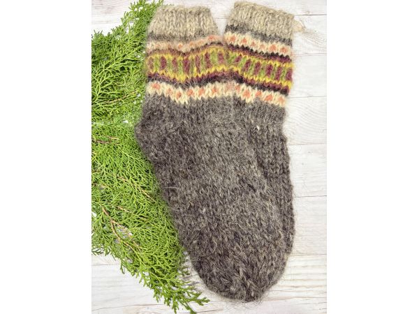 Гуцульські Шкарпетки з овечої шерсті 43-46 розмір