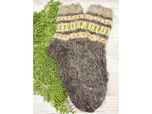 Гуцульські Шкарпетки з овечої шерсті 43-46 розмір