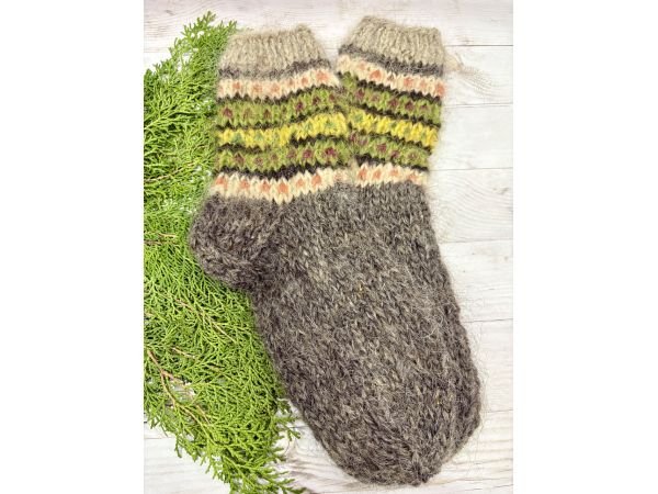 Гуцульські Шкарпетки з овечої шерсті 43-46 розмір