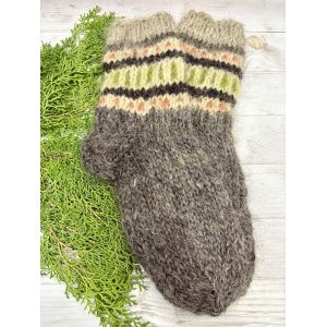 Гуцульські Шкарпетки чоловічі з овечої шерсті 43-46 розмір