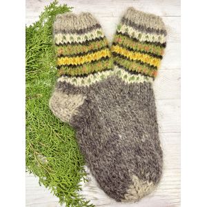 Гуцульські Шкарпетки чоловічі з овечої шерсті 43-46 розмір