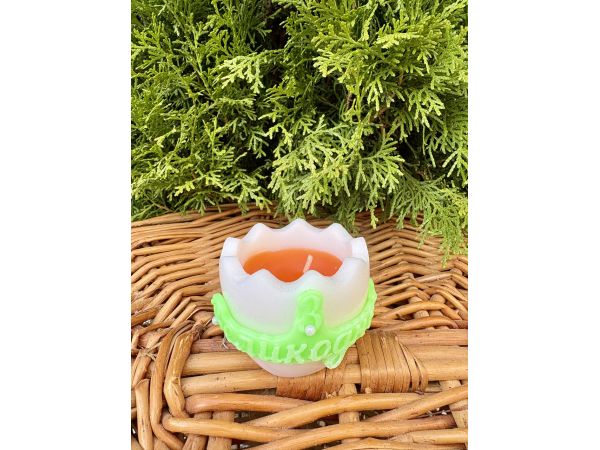 Свічки декоративні Великодні яйця – святкові свічки у формі яєчка
