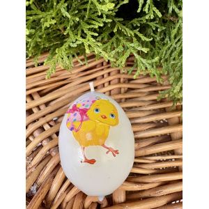 Свічки декоративні Великодні яйця – святкові свічки у формі яєчка для декору та подарунка на Великдень