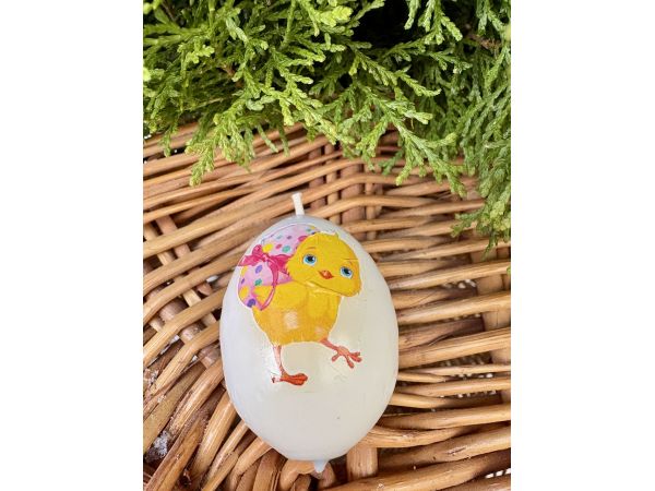 Свічки декоративні Великодні яйця – святкові свічки у формі яєчка для декору та подарунка на Великдень