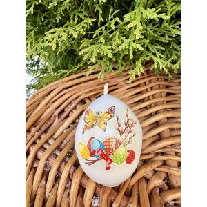 Свічки декоративні Великодні яйця – святкові свічки у формі яєчка для декору та подарунка на Великдень