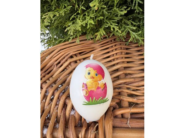 Свічки декоративні Великодні яйця – святкові свічки у формі яєчка для декору та подарунка на Великдень