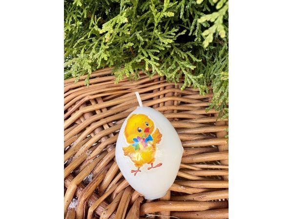 Свічки декоративні Великодні яйця – святкові свічки у формі яєчка для декору та подарунка на Великдень