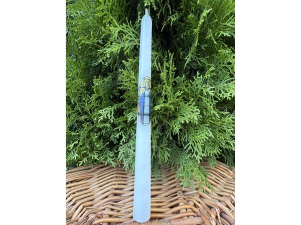 Свічка декоративна на Великдень у формі конуса Ікона 26 см