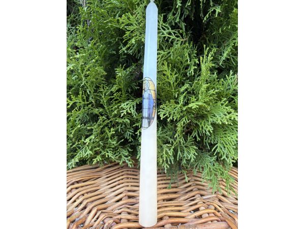 Свічка декоративна на Великдень у формі конуса Ікона 26 см