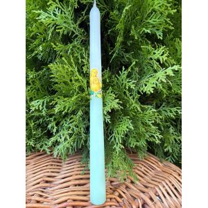 Свічка декоративна на Великдень у формі конуса 26 см