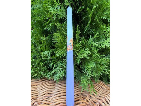 Свічка декоративна на Великдень у формі конуса 26 см