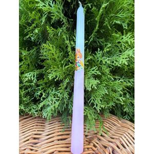 Свічка декоративна на Великдень у формі конуса 26 см