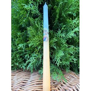 Свічка декоративна на Великдень у формі конуса 26 см