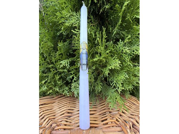 Свічка декоративна на Великдень у формі конуса Ікона 26 см