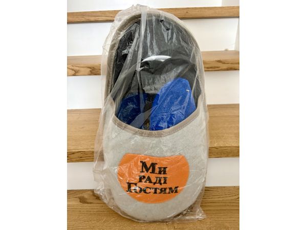 Набір гостьових домашніх капців 5 в 1, гостьовий набір тапочок, тапочки для гостей