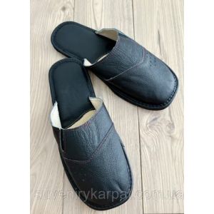 Домашні чоловічі шкіряні капці, 45 розмір