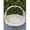 Кошик з білої лози 31х25х28 Великодній кошик