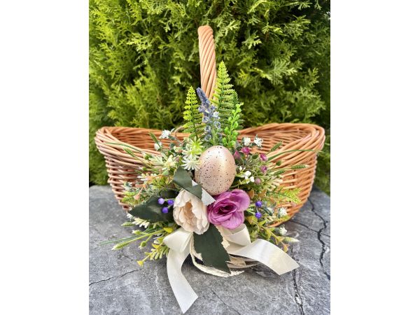 Кошик з лози 38х30х31