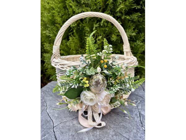 Кошик з лози 45х30х37