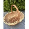 Пасхальний кошик ручної роботи з лози Великодній кошик 30х22х23 см