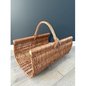 Корзина для дрів з лози ручна робота 50х35х40 см