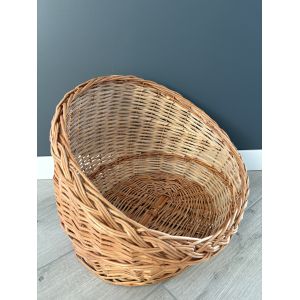 Плетена корзина для кота ручна робота 48х41х36 см