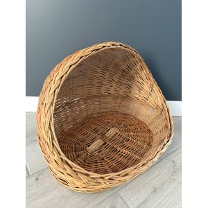 Плетена корзина для кота ручна робота 46х40х35 см