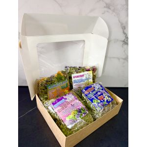 Набір карпатських чаїв 4 шт по 90 г в подарунковій упаковці набір 1