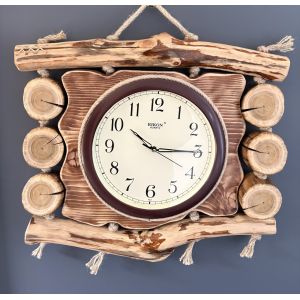 Годинник з дерева ручної роботи 50х45 см