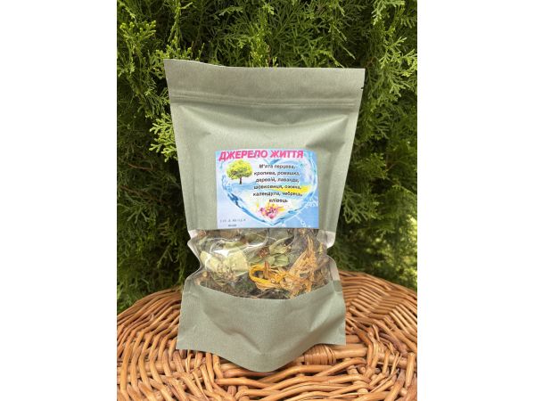 Чай карпатський трав’яний в крафтовій упаковці 130 г Джерело Життя