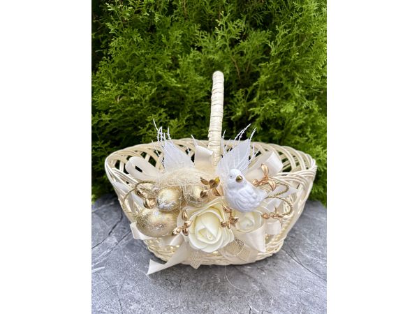 Кошик з лози 35х24х30