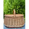 Кошик для пікніка з лози ручної роботи